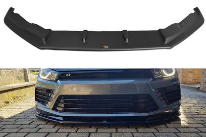 Frontlippe V.1 passend für VW Scirocco MK.3 R FL schwarz Hochglanz