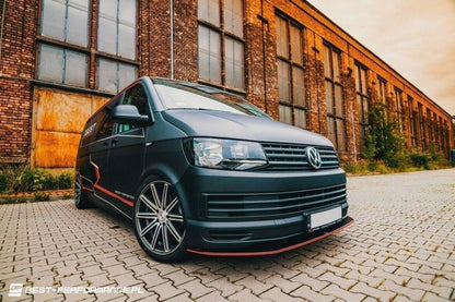 Frontlippe V.1 passend für VW T6 schwarz Hochglanz
