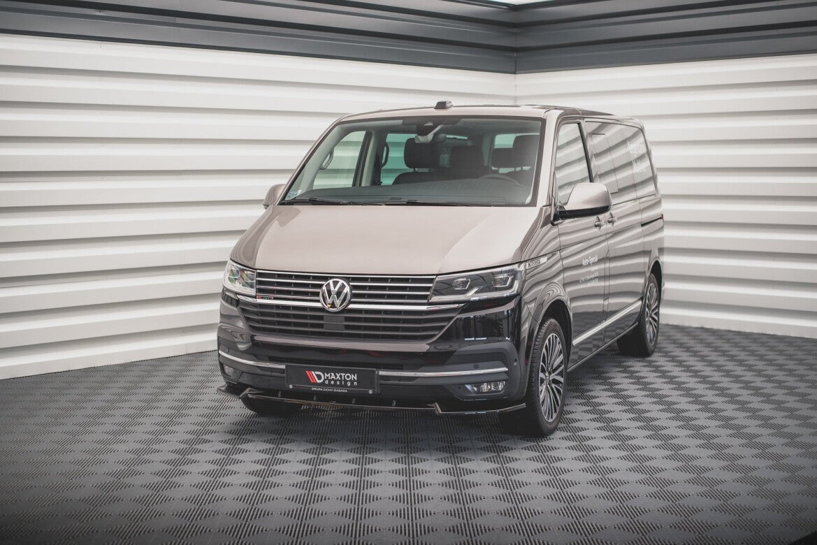 Frontlippe V.1 passend für VW T6.1 schwarz Hochglanz