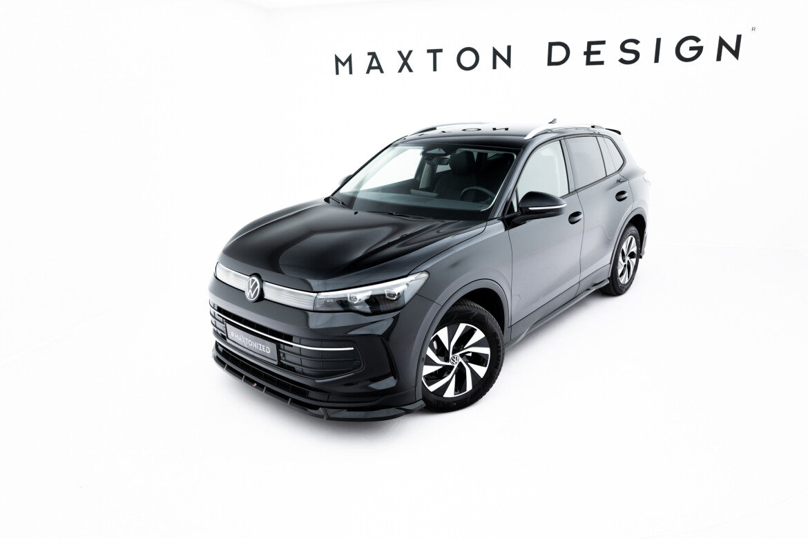 Frontlippe V.1 passend für VW Tiguan Mk3 schwarz Hochglanz