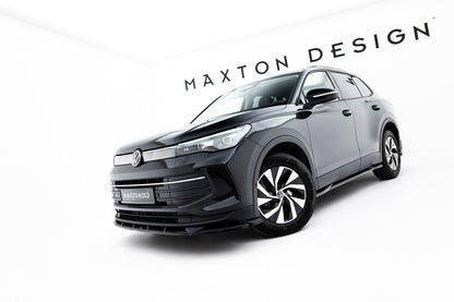 Frontlippe V.1 passend für VW Tiguan Mk3 schwarz Hochglanz