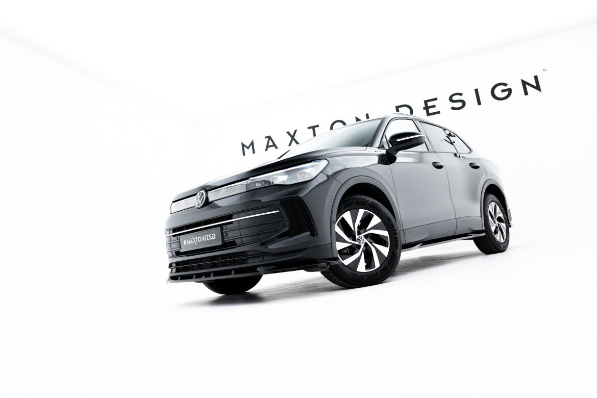 Frontlippe V.1 passend für VW Tiguan Mk3 schwarz Hochglanz