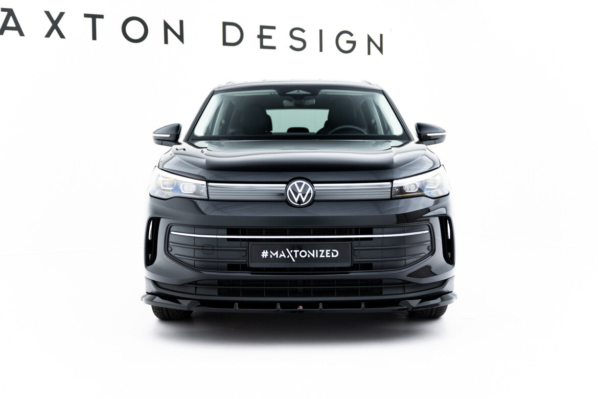 Frontlippe V.1 passend für VW Tiguan Mk3 schwarz Hochglanz