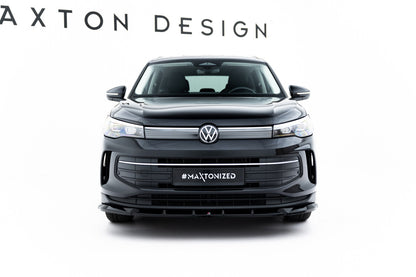Frontlippe V.1 passend für VW Tiguan Mk3 schwarz Hochglanz