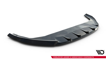 Frontlippe V.1 passend für VW Tiguan Mk3 schwarz Hochglanz