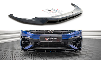 Frontlippe V.1 passend für VW Tiguan R / R-Line Mk2 FL schwarz Hochglanz