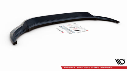 Frontlippe V.1 passend für VW Tiguan R / R-Line Mk2 FL schwarz Hochglanz
