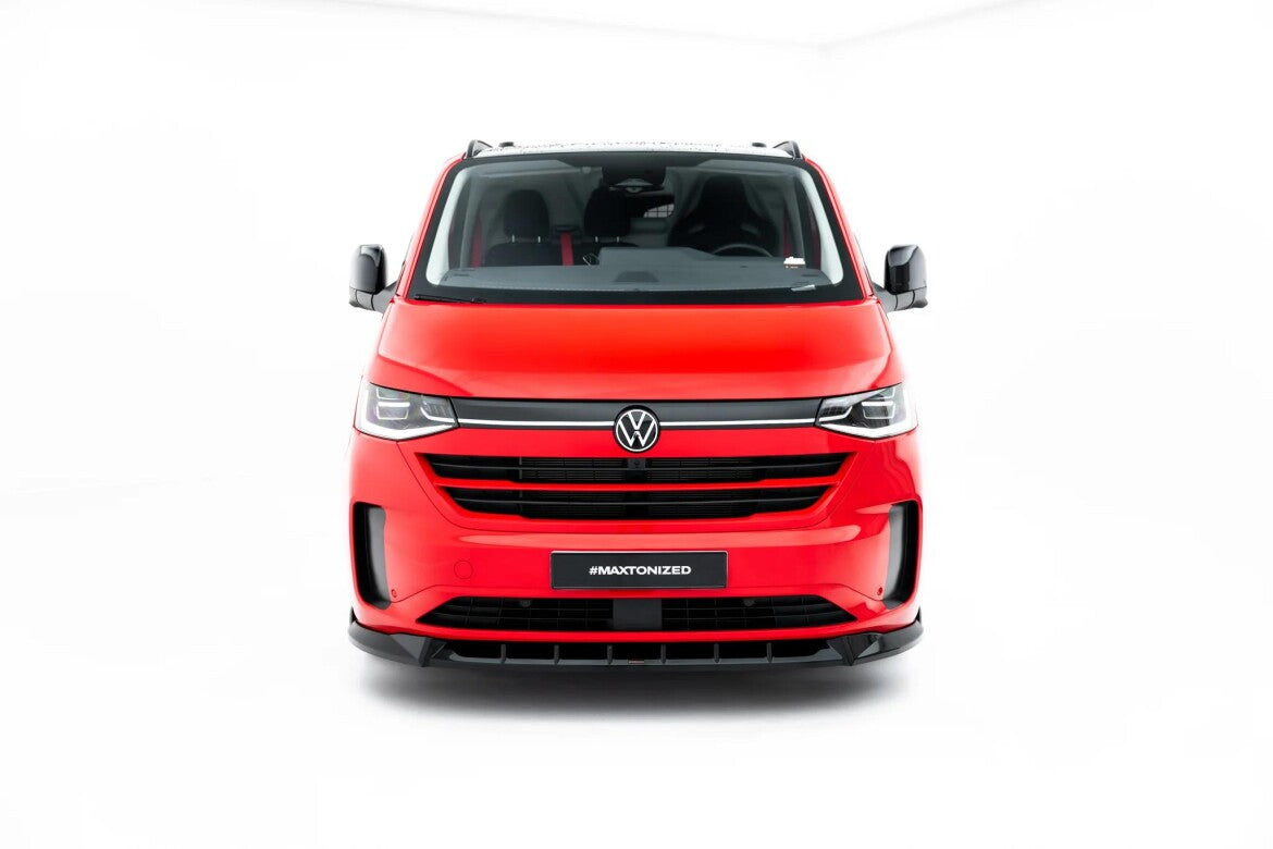 Frontlippe V.1 passend für VW Transporter T7 schwarz Hochglanz