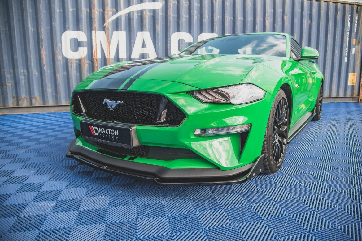 Frontlippe V.2 + Flaps passend für Ford Mustang GT Mk6 FL