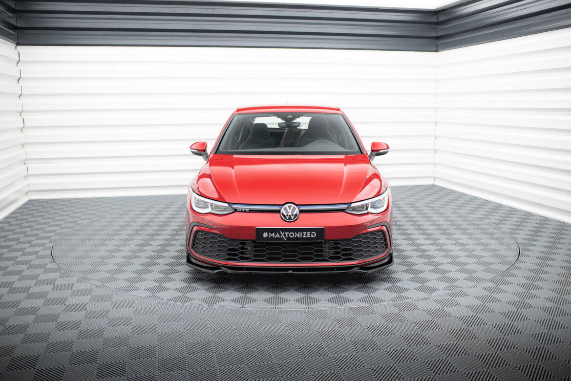 Frontlippe V.2 + Flaps passend für VW Golf GTI / GTE / GTD / R-Line Mk8