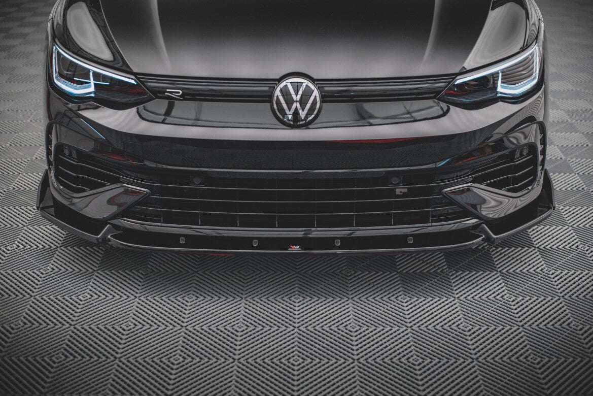 Frontlippe V.2 + Flaps passend für VW Golf R Hatchback / Variant Mk8