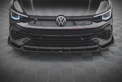 Frontlippe V.2 + Flaps passend für VW Golf R Hatchback / Variant Mk8