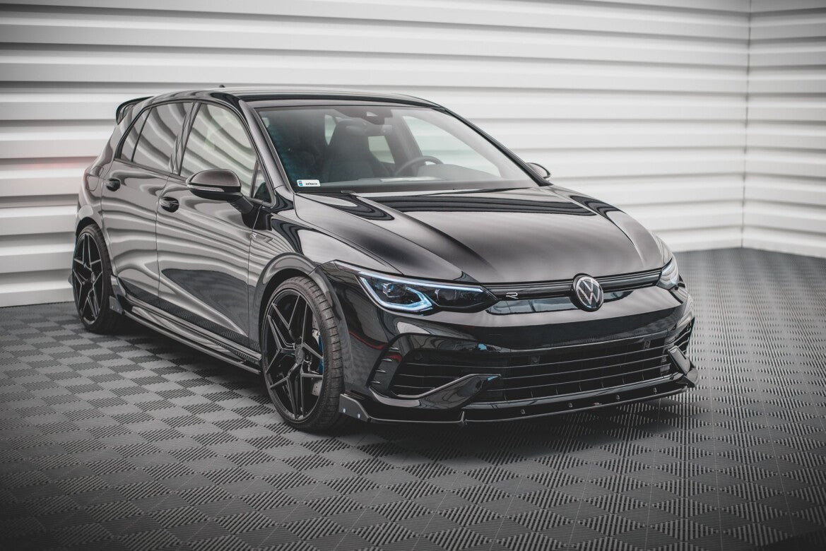 Frontlippe V.2 + Flaps passend für VW Golf R Hatchback / Variant Mk8
