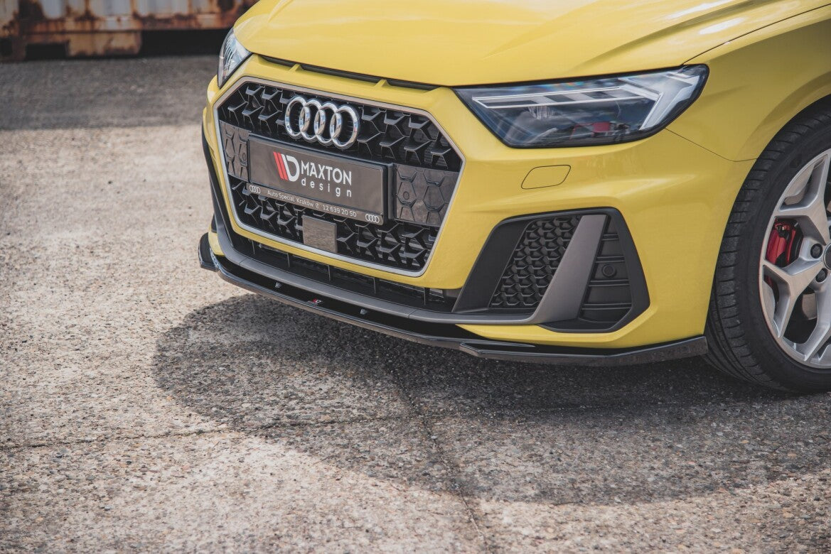 Frontlippe V.2 passend für Audi A1 S-Line GB schwarz Hochglanz