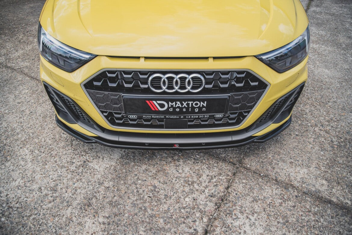 Frontlippe V.2 passend für Audi A1 S-Line GB schwarz Hochglanz
