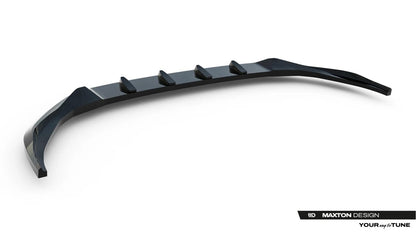 Frontlippe V.2 passend für Audi A3 Limousine 8Y Facelift schwarz Hochglanz