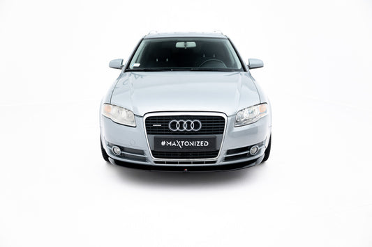 Frontlippe V.2 passend für Audi A4 B7 schwarz Hochglanz