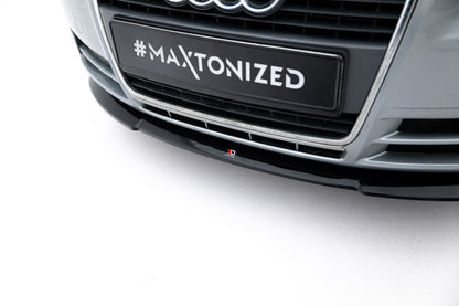 Frontlippe V.2 passend für Audi A4 B7 schwarz Hochglanz