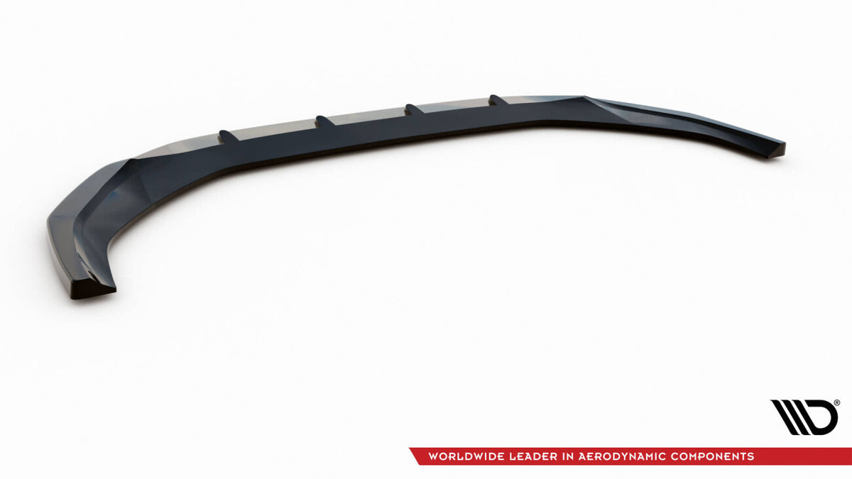 Frontlippe V.2 passend für Audi A4 B9 FL schwarz Hochglanz