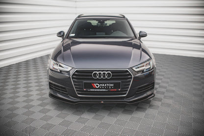 Frontlippe V.2 passend für Audi A4 B9 schwarz Hochglanz