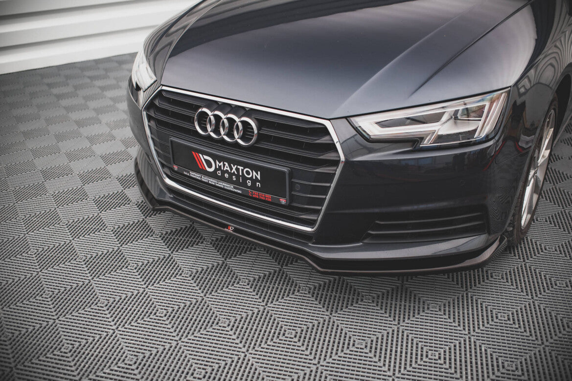 Frontlippe V.2 passend für Audi A4 B9 schwarz Hochglanz