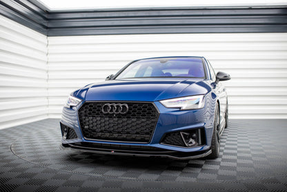 Frontlippe V.2 passend für Audi A4 Competition B9 schwarz Hochglanz