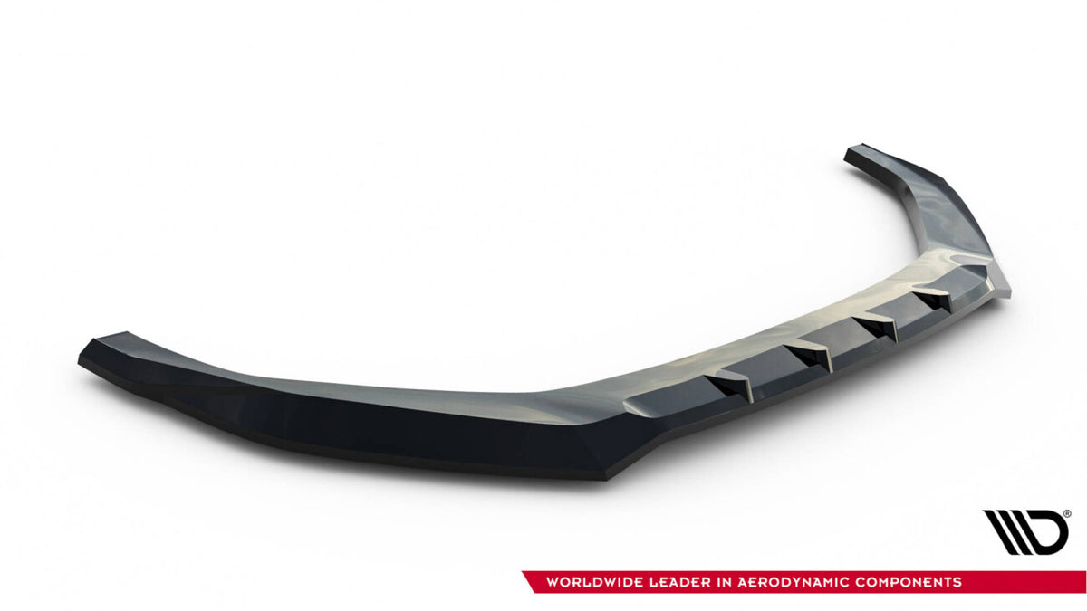 Frontlippe V.2 passend für Audi A5 F5 FL schwarz Hochglanz
