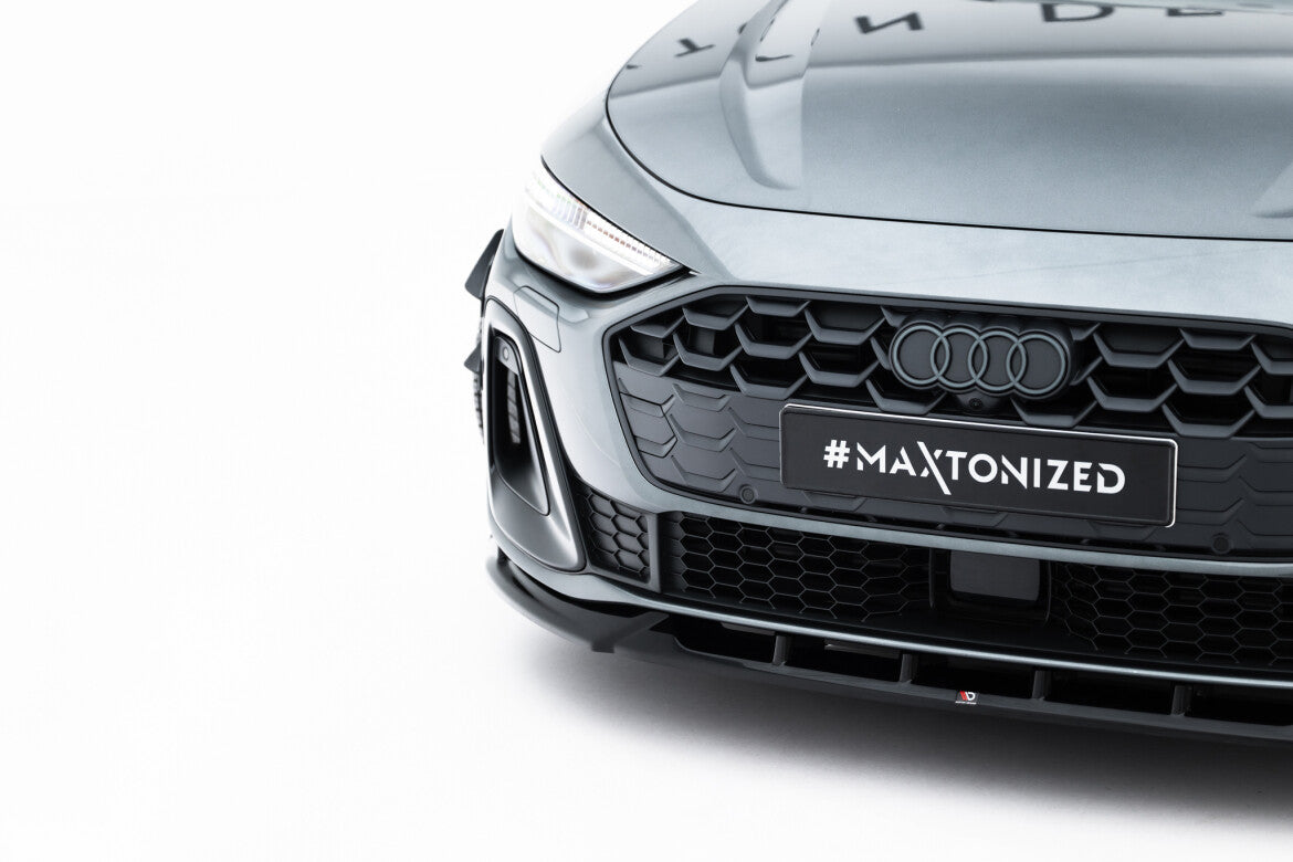 Frontlippe V.2 passend für Audi A5 S-Line / S5 Limousine / Avant B10 schwarz Hochglanz