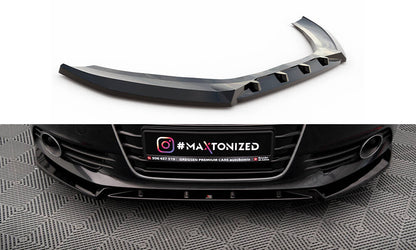 Frontlippe V.2 passend für Audi A6 C7 schwarz Hochglanz