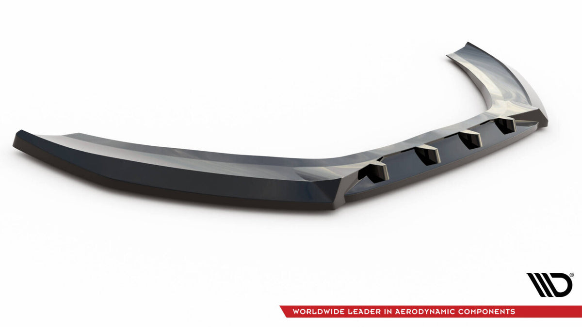 Frontlippe V.2 passend für Audi A6 C7 schwarz Hochglanz