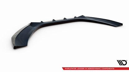 Frontlippe V.2 passend für Audi A6 C7 schwarz Hochglanz