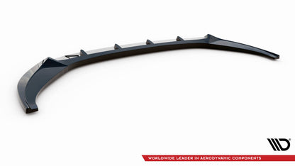 Frontlippe V.2 passend für Audi A6 C8 schwarz Hochglanz
