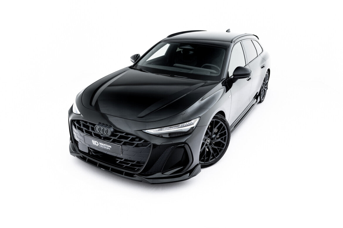 Frontlippe V.2 passend für Audi A6 S-Line C9 schwarz Hochglanz