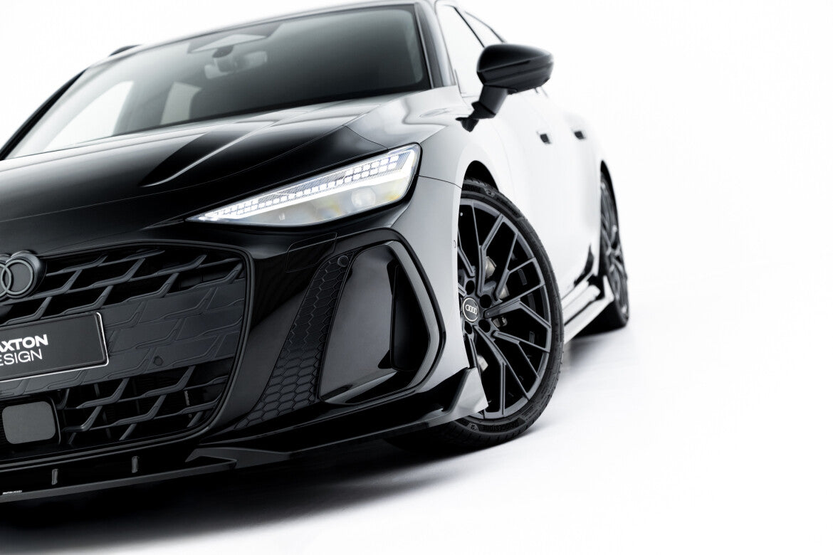 Frontlippe V.2 passend für Audi A6 S-Line C9 schwarz Hochglanz