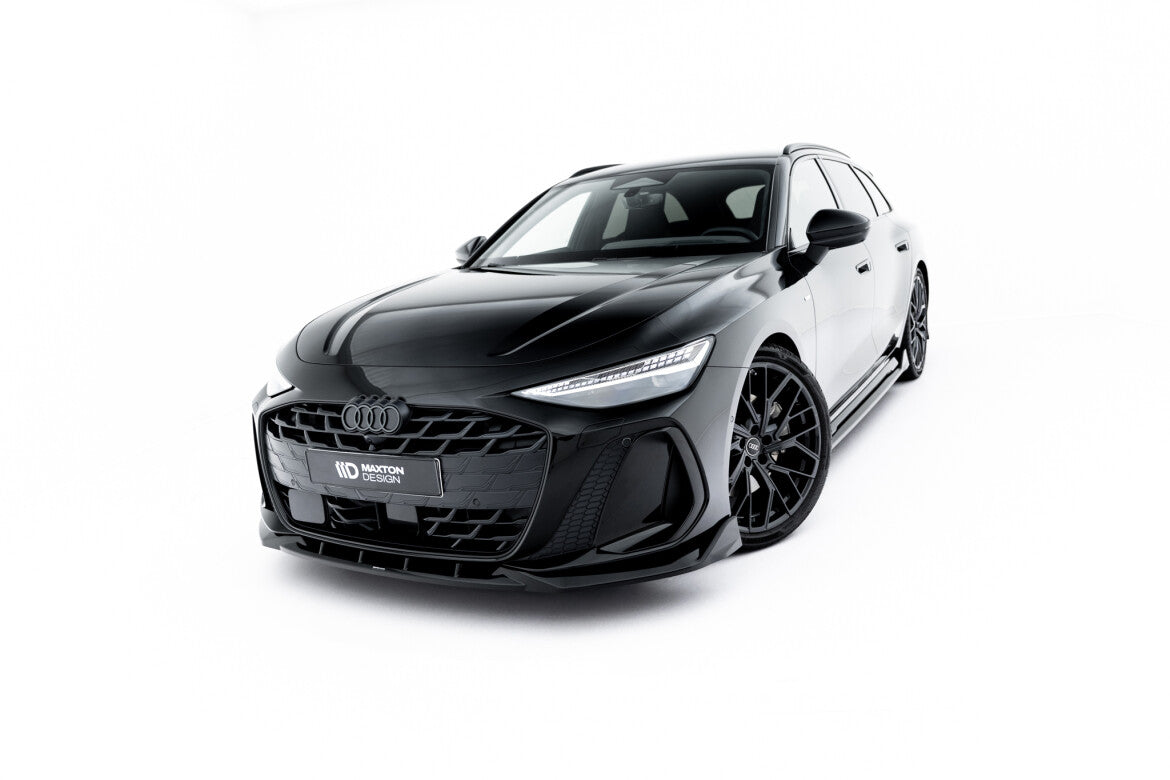 Frontlippe V.2 passend für Audi A6 S-Line C9 schwarz Hochglanz