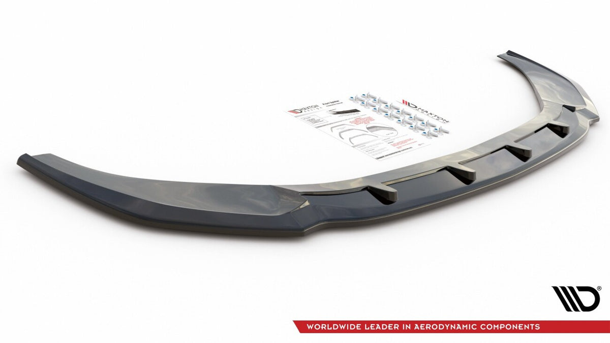 Frontlippe V.2 passend für Audi A6 S-Line / S6 C8 / C8 FL schwarz Hochglanz