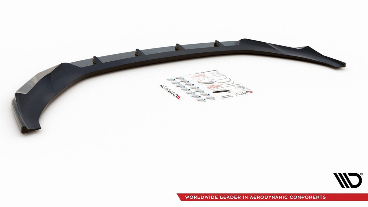Frontlippe V.2 passend für Audi A7 C8 schwarz Hochglanz