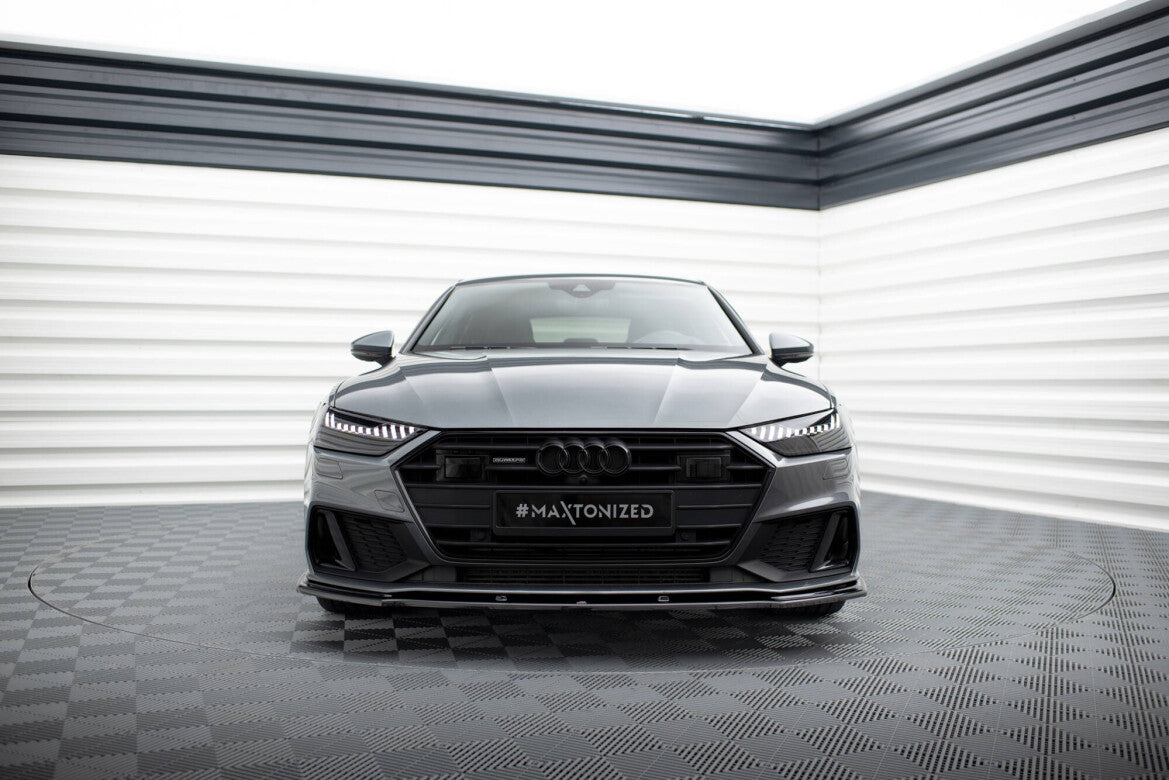 Frontlippe V.2 passend für Audi A7 S-Line C8 / S7 C8 / C8 FL / S7 FL schwarz Hochglanz