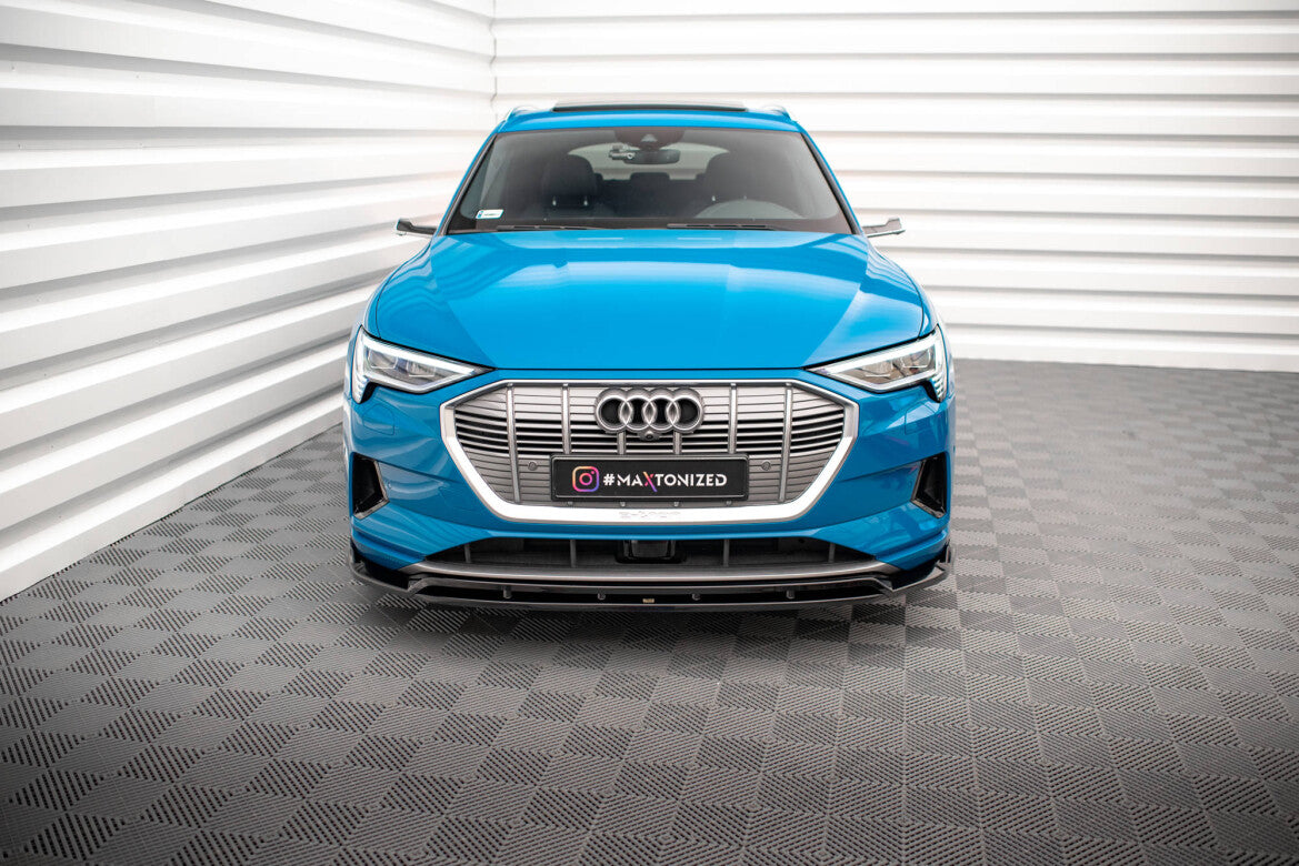 Frontlippe V.2 passend für Audi e-tron schwarz Hochglanz