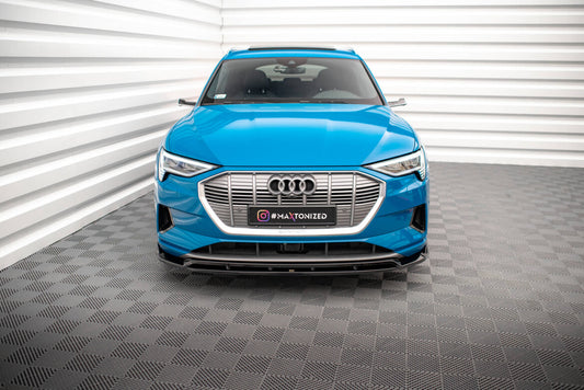 Frontlippe V.2 passend für Audi e-tron schwarz Hochglanz