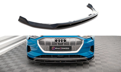 Frontlippe V.2 passend für Audi e-tron schwarz Hochglanz