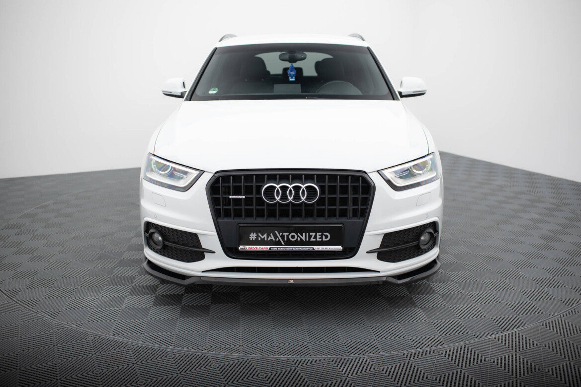 Frontlippe V.2 passend für Audi Q3 S-line 8U schwarz Hochglanz