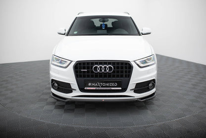 Frontlippe V.2 passend für Audi Q3 S-line 8U schwarz Hochglanz