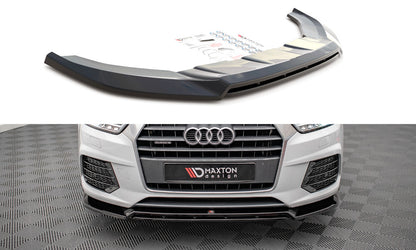 Frontlippe V.2 passend für Audi Q3 Sport 8U FL schwarz Hochglanz
