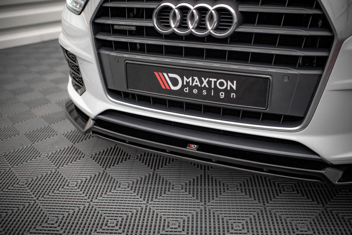 Frontlippe V.2 passend für Audi Q3 Sport 8U FL schwarz Hochglanz