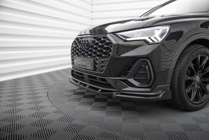 Frontlippe V.2 passend für Audi Q3 Sportback F3 schwarz Hochglanz
