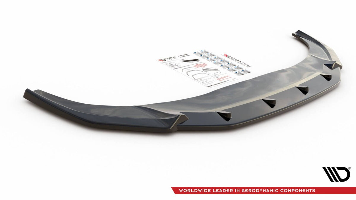 Frontlippe V.2 passend für Audi Q3 Sportback / SUV S-Line F3 schwarz Hochglanz