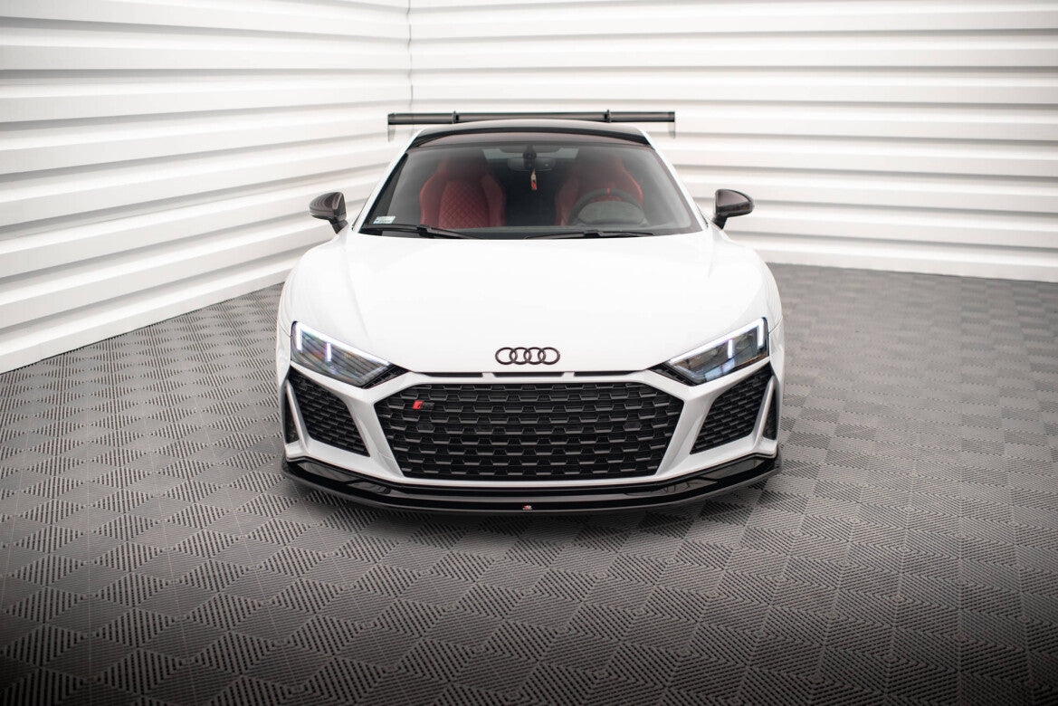 Frontlippe V.2 passend für Audi R8 Mk2 FL schwarz Hochglanz