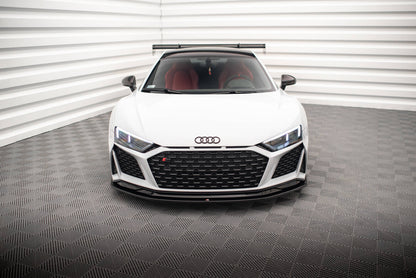 Frontlippe V.2 passend für Audi R8 Mk2 FL schwarz Hochglanz