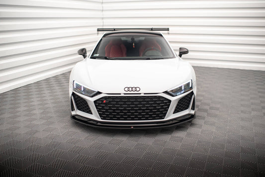 Frontlippe V.2 passend für Audi R8 Mk2 FL schwarz Hochglanz